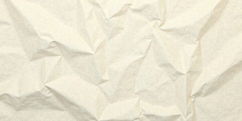 Obraz premium Cream-colored Fabric with Deep Wrinkles and Subtle Texture A Close-Up View of Draped Material