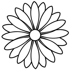 Daisy Delight line art art vector