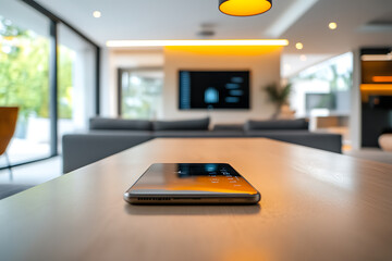 Smart Home Technology in Modern Living Room