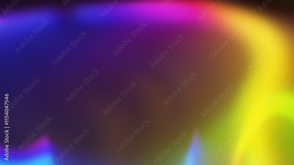 Wall mural vivid abstract light overlay: vivid, colorful abstract light formations create a dynamic and texture