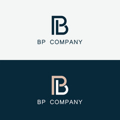 logo letter b, two letter logo p and b logo with a simple look, p and b icon, b and p icon,
