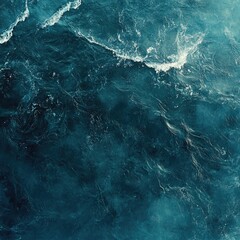 Obraz premium Deep Ocean Water Texture With Whitecaps