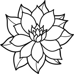 Blossom Charm line art art vector