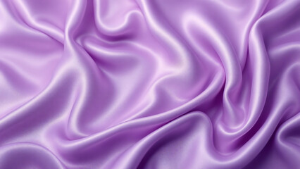 Obraz premium Purple silk satin. Gradient. Metal. Wavy folds. Glossy cloth surface. Beautiful lilac purple background with space for design. copy