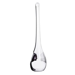 Empty decanter isolated on white background
