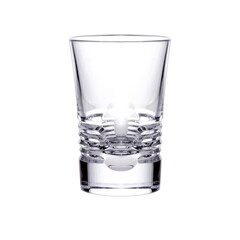 Glass of vodka isolated on a white background
