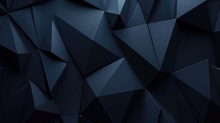Fototapeta premium Abstract geometric pattern featuring dark, angular shapes and textures.
