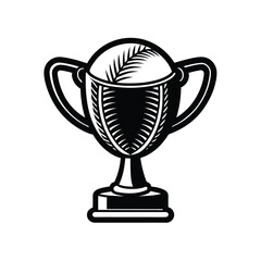 Baseball Trophy cup vector