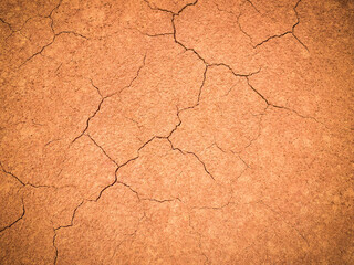 Cracked earth surface highlighting environmental dryness.