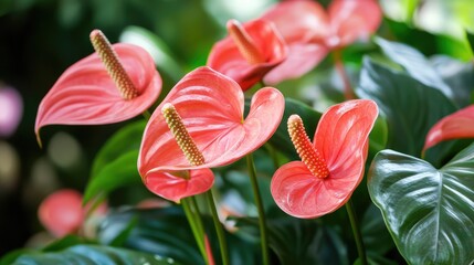 vibrant ornamental flowers adding elegance and charm to home interior decor