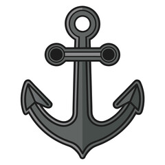 anchor on white background