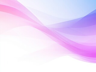 Naklejka premium Soft Abstract Waves in Pink and Blue Gradients on a Light Background
