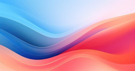 Abstract waves in soft colors create a serene and calming visual effect.