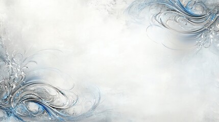 Abstract swirling pattern with blue and gray accents, creating an elegant and dynamic design, ideal for backgrounds or artistic projects.