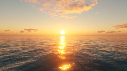 A sunrise over a calm ocean representing the start of a new day and fresh opportunities