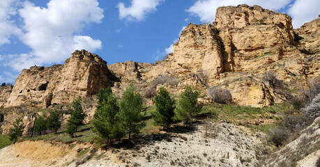 Fototapeta premium Inozu Valley, located in Beypazari, Turkey, is one of the most important canyons of the country.