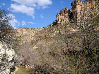 Inozu Valley, located in Beypazari, Turkey, is one of the most important canyons of the country.