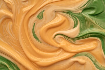 Fototapeta premium A vibrant swirl of pastel colors resembling a fluid marble pattern.