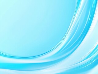 Obraz premium Smooth Blue Abstract Background with Soft Curves and Fluid Lines