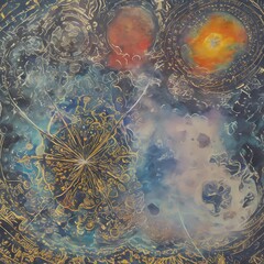 background with space