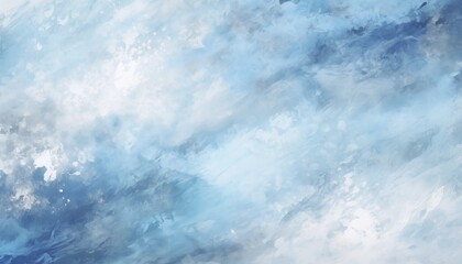 Obraz premium blue sky and clouds watercolor texture