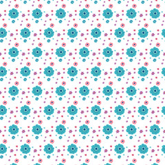 seamless pattern with flowers