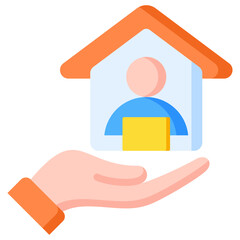 Working At Home Icon