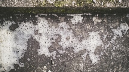 Clear Water Runoff in Urban Alley with Pollution Effects