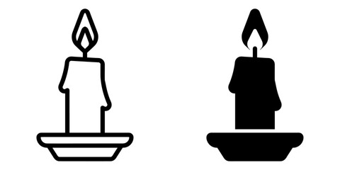 ofvs765 OutlineFilledVectorSign ofvs - candle vector icon . candlelight sign . isolated transparent . outline and filled version . AI 10 / EPS / PNG . g12111