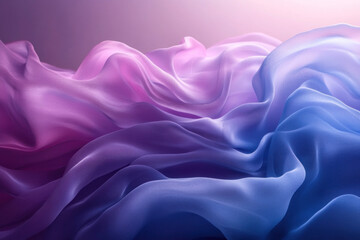 Obraz premium Close-up of pink and blue fabric swirl.