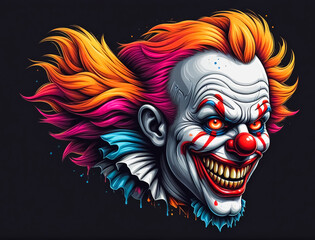 Creepy Clown, Generative IA