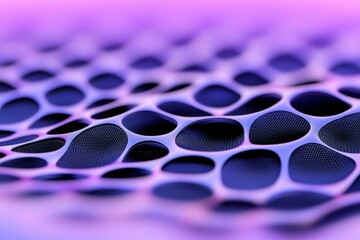 Abstract Close-up of Colorful Microstructures with Organic Fluid Shapes