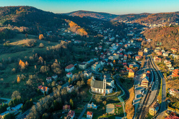 Stary pociag stacja kolejowa, Krynica 