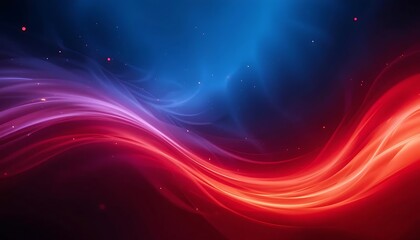 Obraz premium Abstract Red And Blue Swirling Light Waves