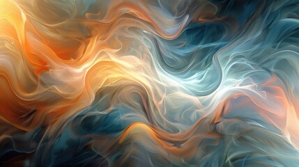 Obraz premium Abstract swirls of color create a dynamic, fluid visual experience.