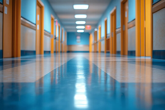 Fondo escolar borroso