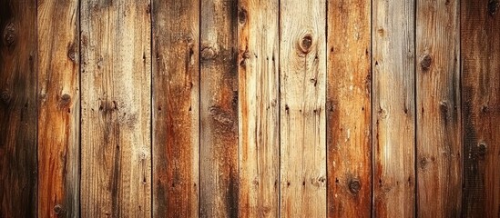 Fototapeta premium Warm rustic wooden backdrop with vintage charm perfect for abstract designs and versatile background applications in creative projects