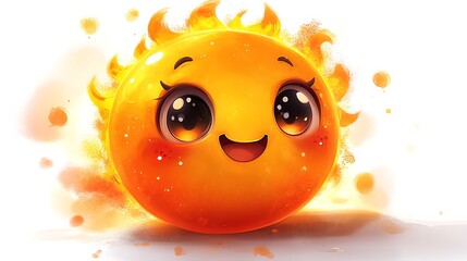 Sunny yellow fruit radiating happiness and joy under a bright sky images