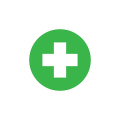 Health logo design, pharma logo, medical sign, Healthcare Logo Design with Leaf and Cross Symbol