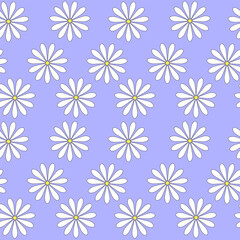 seamless pattern with flowers