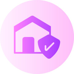 Security  gradient icon