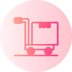 trolley gradient icon