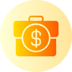 Briefcase  gradient icon