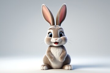 Obraz premium araffe sitting on a white surface with a gray background