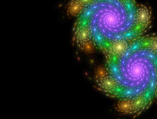 Imaginatory fractal abstract background Image