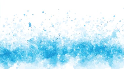 Abstract blue watercolor splash texture.