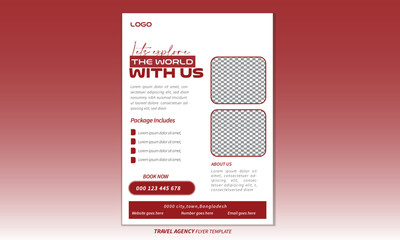 Professional Travel Agency Flyer Design. this is an amazing template made for travel agency. so lets grave it.