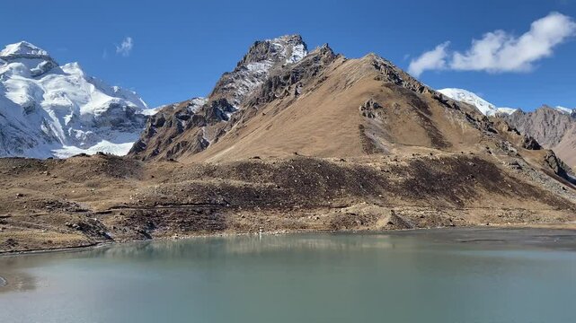 Adi Kailash also known as Shiva, Chota or Baba Kailash or Jonglingkong Peak, is the second most important peak of Panch Kailash group