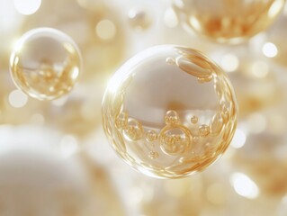 Floating Bubbles in Air