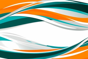 Colorful Abstract Waves Design for Modern Backgrounds and Arts